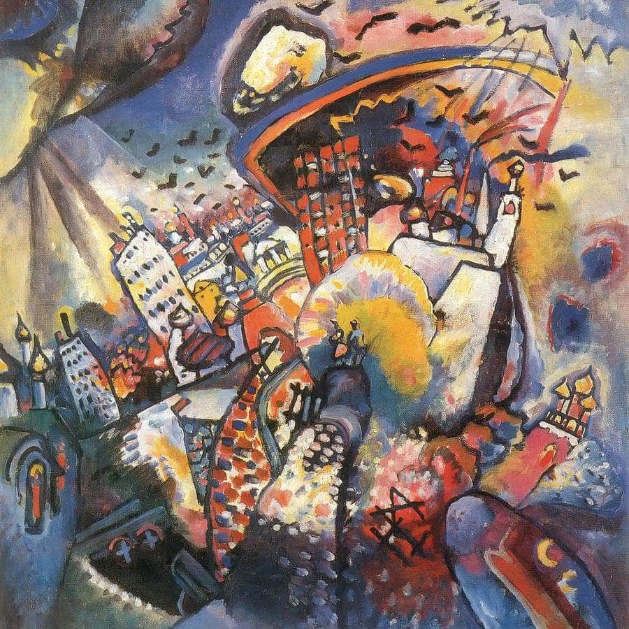 Moscow I 1916 By Wassily Kandinsky Fine Art Print