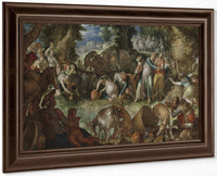 Moses Striking The Rock By Joachim Wtewael Fine Art Print