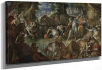Moses Striking The Rock By Joachim Wtewael Fine Art Print