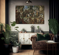 Moses Striking The Rock By Joachim Wtewael Fine Art Print