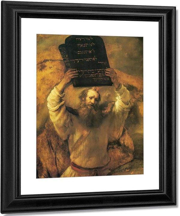 Moses With The Tables Of The Law, 1959 By Rembrandt Fine Art Print
