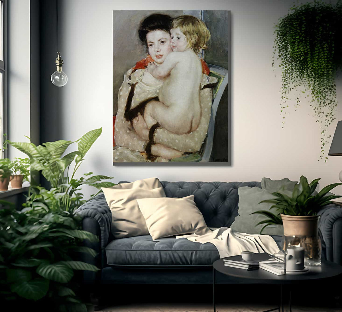 Mother And Child 2 By Mary Cassatt Fine Art Print