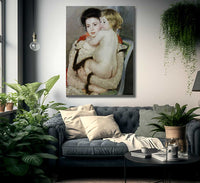 Mother And Child 2 By Mary Cassatt Fine Art Print