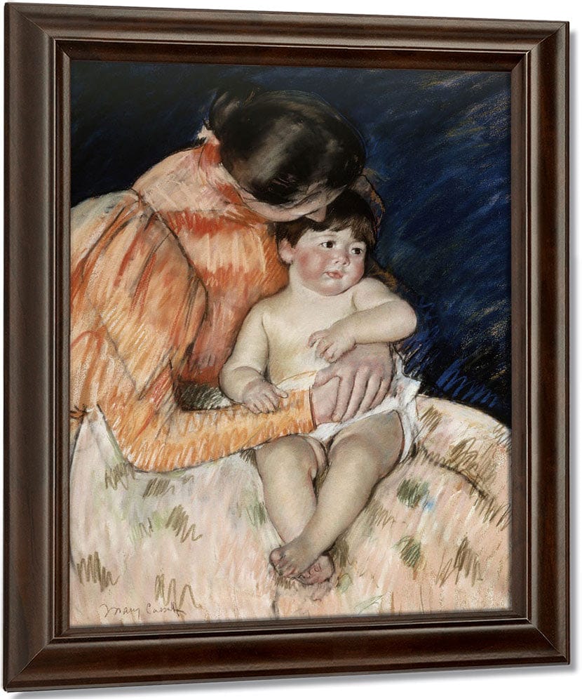 Mother And Child By Mary Cassatt Fine Art Print