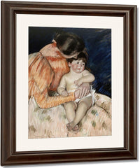 Mother And Child By Mary Cassatt Fine Art Print