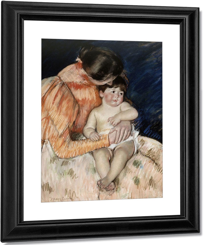 Mother And Child By Mary Cassatt Fine Art Print