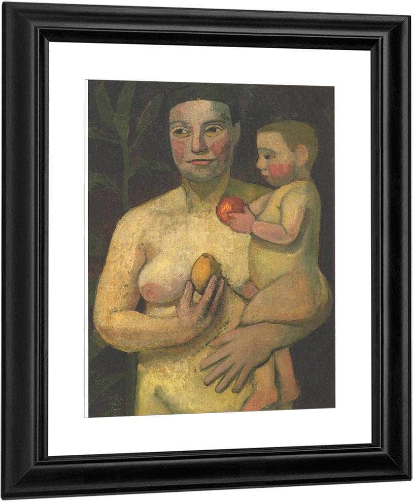 Mother And Child By Paula Modersohn Becker Fine Art Print