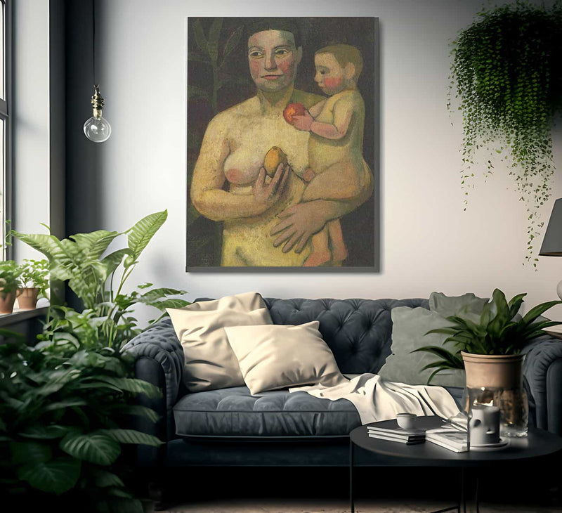 Mother And Child By Paula Modersohn Becker Fine Art Print