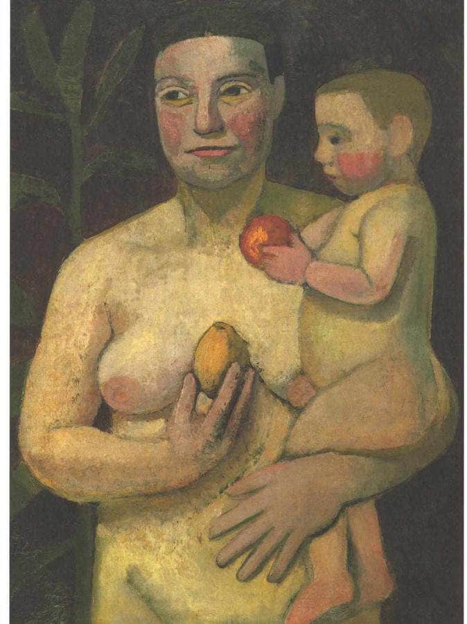 Mother And Child By Paula Modersohn Becker Fine Art Print