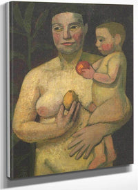 Mother And Child By Paula Modersohn Becker Fine Art Print