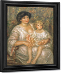 Mother And Child (Madame Thurneyssen And Her Daughter) By Pierre Auguste Renoir Fine Art Print