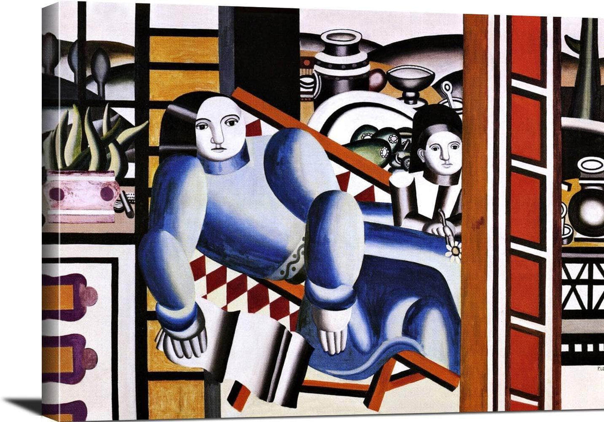 Mother And Child Painting Fernand Leger Canvas Art Fine Art Print