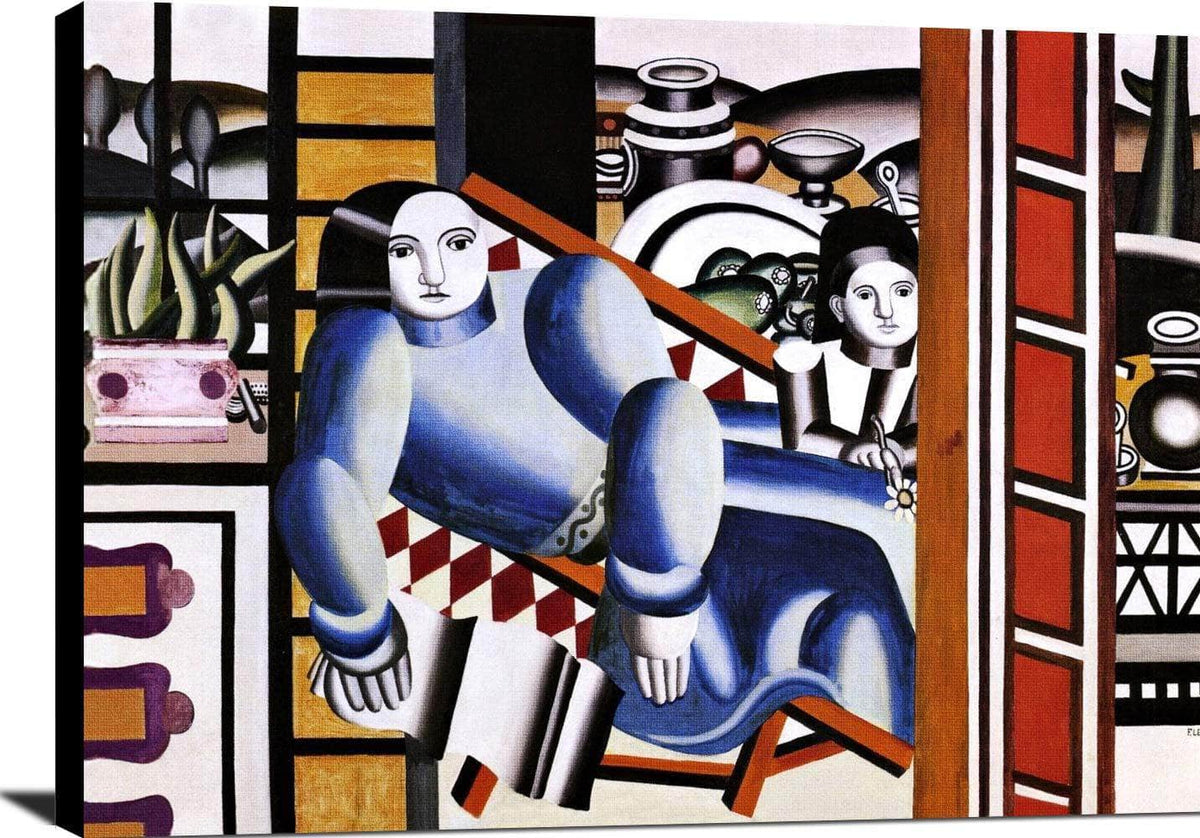 Mother And Child Painting Fernand Leger Canvas Art Fine Art Print