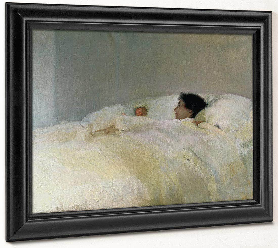 Mother By Joaquin Sorolla Y Bastida Fine Art Print