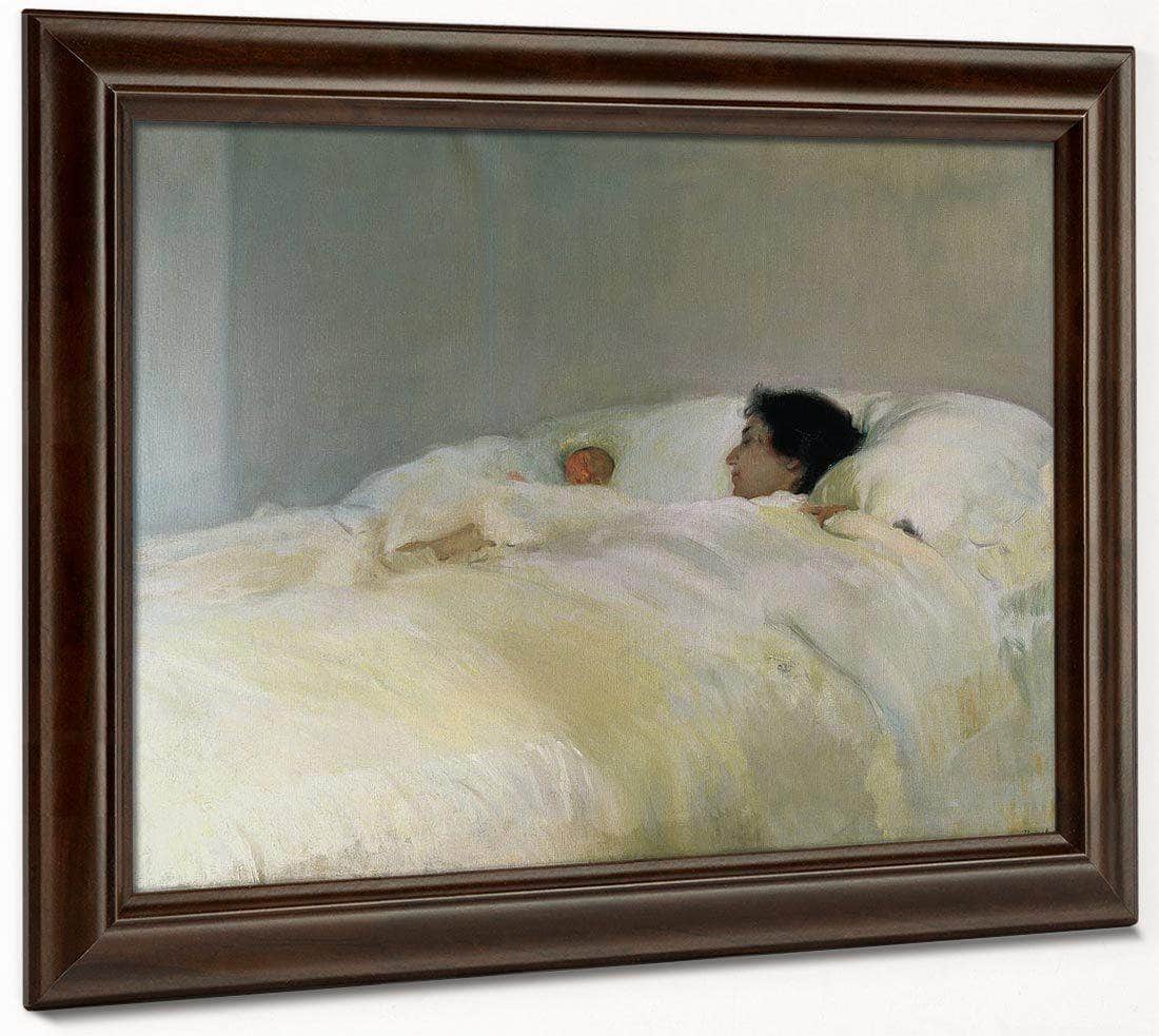 Mother By Joaquin Sorolla Y Bastida Fine Art Print