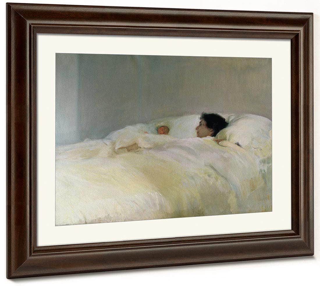 Mother By Joaquin Sorolla Y Bastida Fine Art Print