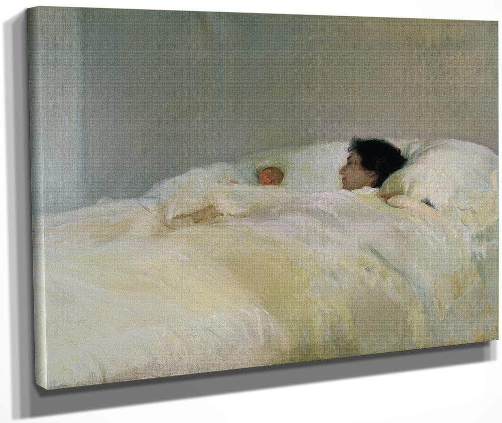 Mother By Joaquin Sorolla Y Bastida Fine Art Print