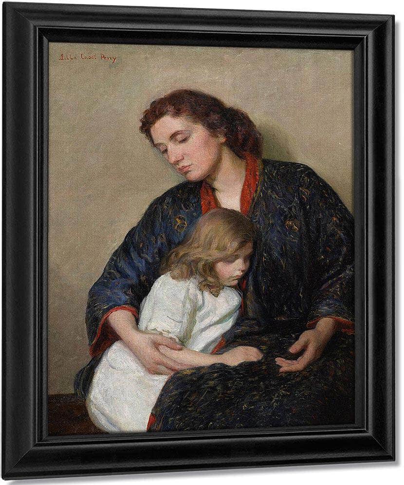 Mother, Sara And The Baby By Mary Cassatt Fine Art Print