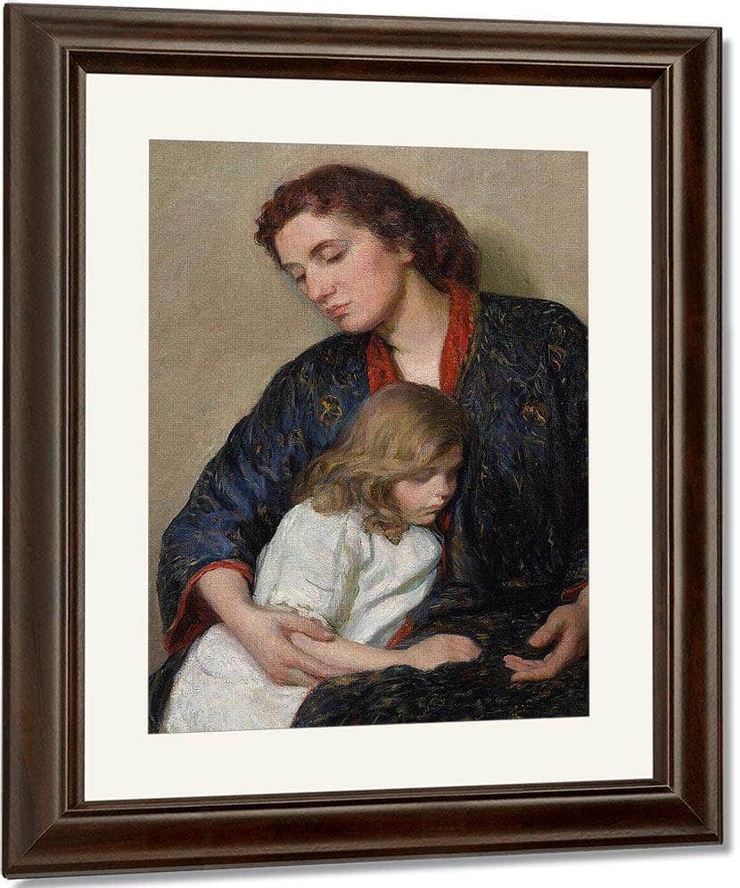 Mother, Sara And The Baby By Mary Cassatt Fine Art Print