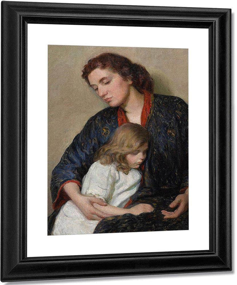 Mother, Sara And The Baby By Mary Cassatt Fine Art Print