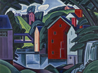 Motive Of Space And Form By Oscar Bluemner Fine Art Print