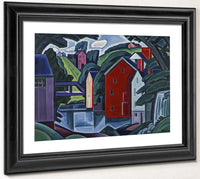 Motive Of Space And Form By Oscar Bluemner Fine Art Print