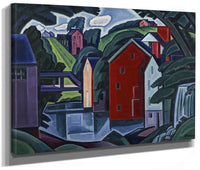 Motive Of Space And Form By Oscar Bluemner Fine Art Print