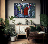 Motive Of Space And Form By Oscar Bluemner Fine Art Print