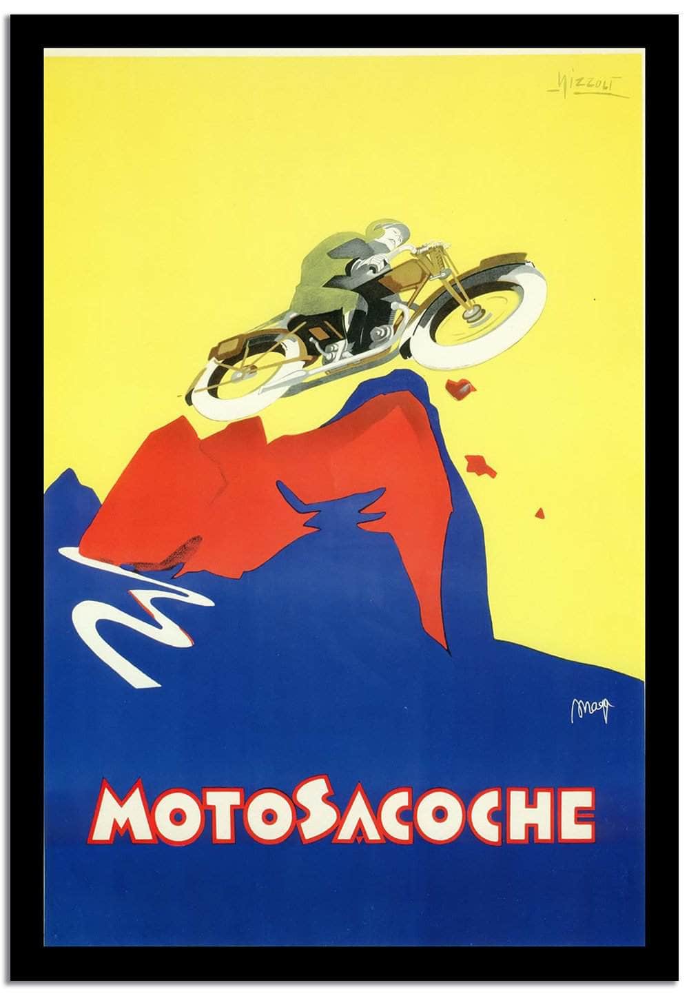 Motosacoche  Vintage Poster Fine Art Print