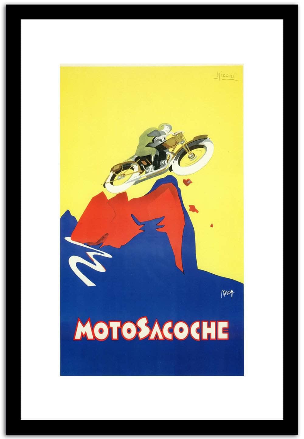Motosacoche  Vintage Poster Fine Art Print