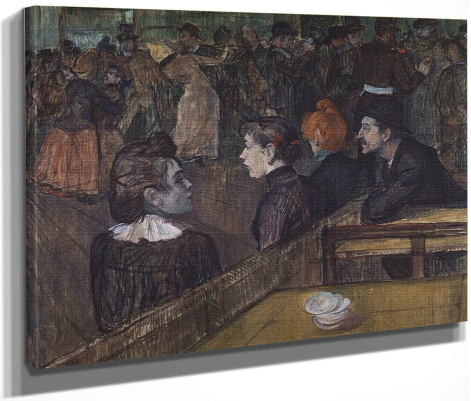 Moulin De La Galette By Henri Marie Raymond De Toulouse Lautrec Monfa Fine Art Print