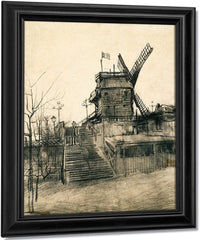 Moulin De La Galette By Vincent Van Gogh Fine Art Print