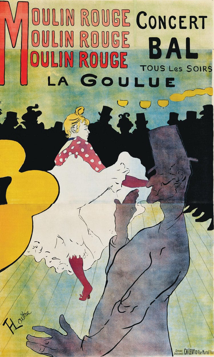 Moulin Rouge, La Goulue (Moulin Rouge La Goulue) By Henri Marie Raymond De Toulouse Lautrec Monfa Fine Art Print