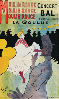 Moulin Rouge, La Goulue (Moulin Rouge La Goulue) By Henri Marie Raymond De Toulouse Lautrec Monfa Fine Art Print