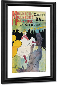 Moulin Rouge, La Goulue (Moulin Rouge La Goulue) By Henri Marie Raymond De Toulouse Lautrec Monfa Fine Art Print