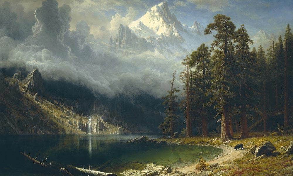 Mount Corcoran Beirdstadt Fine Art Print