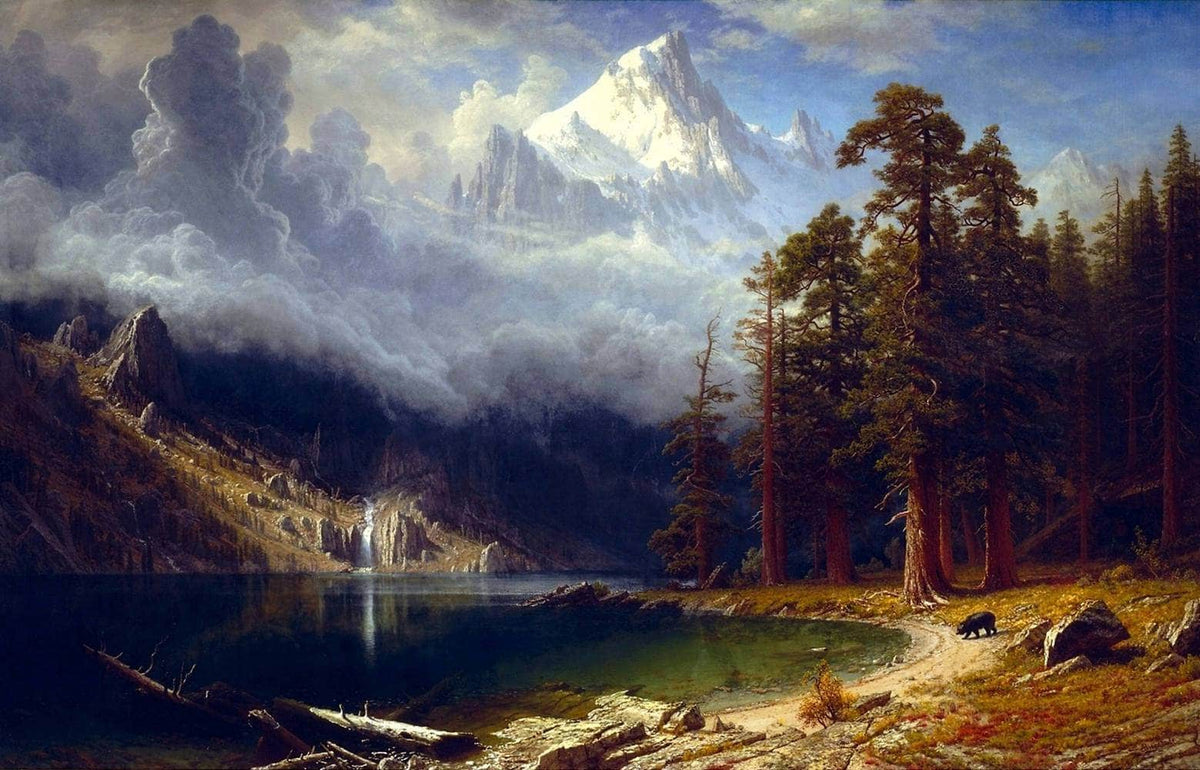 Mount Corcoran Painting Albert Bierstadt Canvas Art Fine Art Print