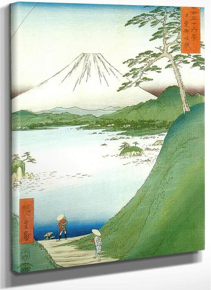 Mount Fuji Seen Across A Lake By Hiroshige Fine Art Print