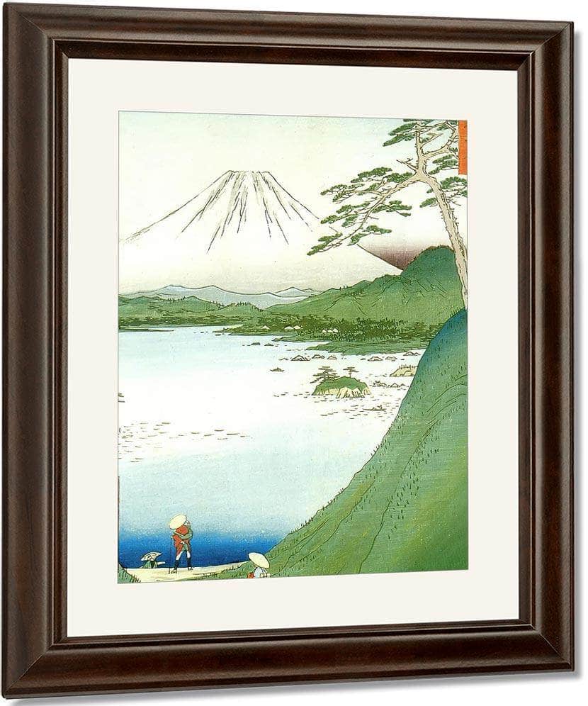 Mount Fuji Seen Across A Lake By Hiroshige Fine Art Print