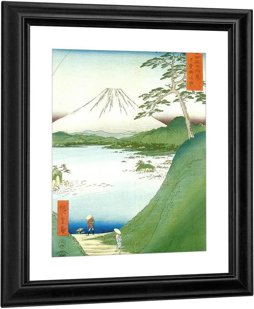 Mount Fuji Seen Across A Lake By Hiroshige Fine Art Print