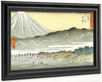 Mount Fuji Seen Across A Plain By Hiroshige Fine Art Print