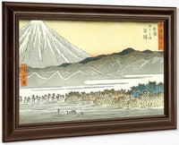 Mount Fuji Seen Across A Plain By Hiroshige Fine Art Print