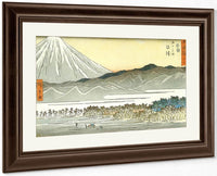Mount Fuji Seen Across A Plain By Hiroshige Fine Art Print