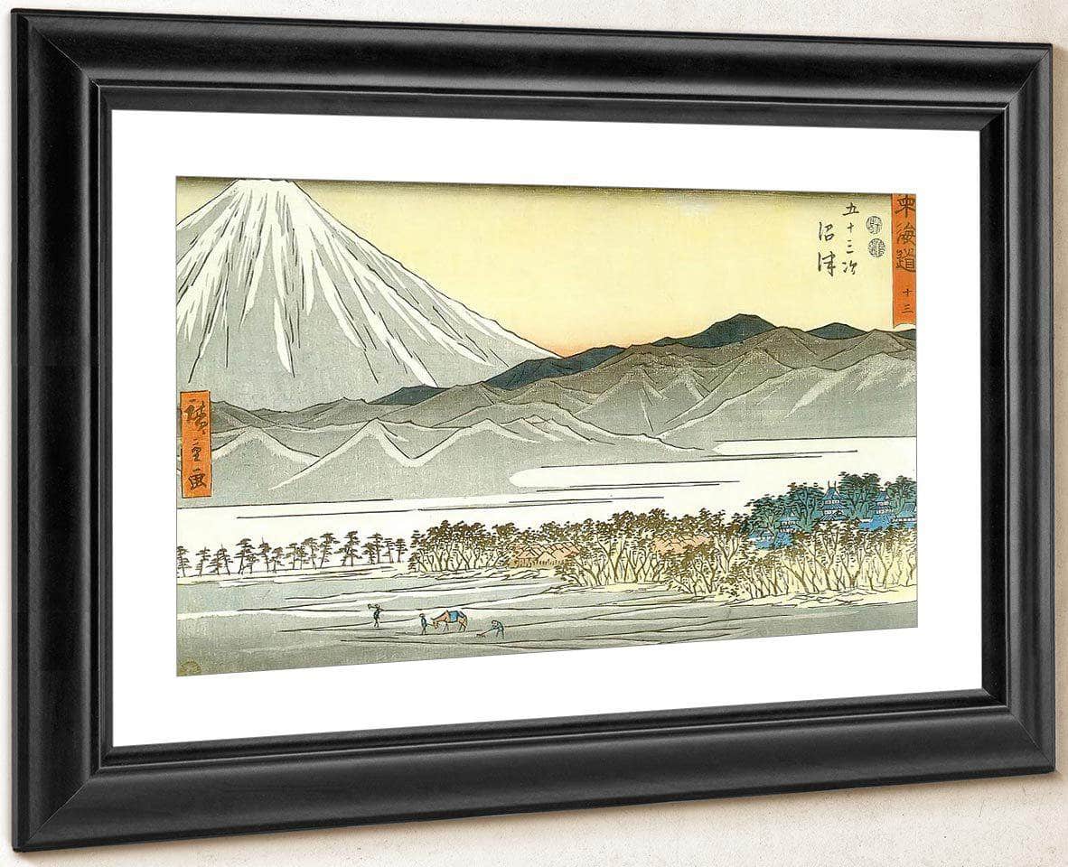 Mount Fuji Seen Across A Plain By Hiroshige Fine Art Print