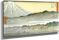 Mount Fuji Seen Across A Plain By Hiroshige Fine Art Print