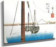 Mount Fuji Seen Across The Water By Hiroshige Fine Art Print