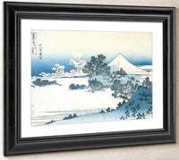 Mount Fuji Seen From Shichirigahama By Hokusai Fine Art Print