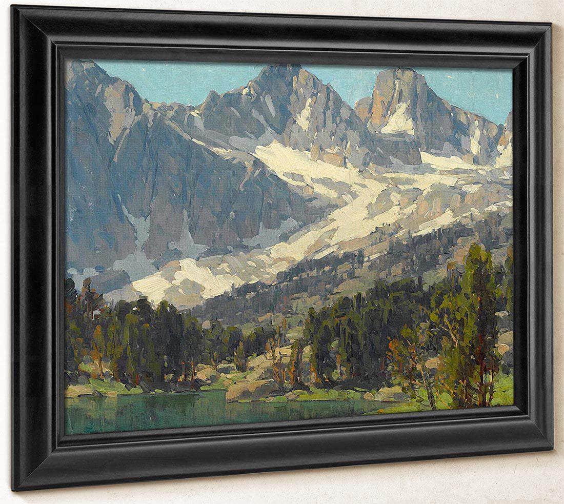 Mount Gayley And Mount Sill, Big Pine, High Sierras, California By Edgar Payne Fine Art Print