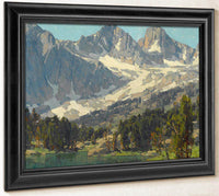 Mount Gayley And Mount Sill, Big Pine, High Sierras, California By Edgar Payne Fine Art Print