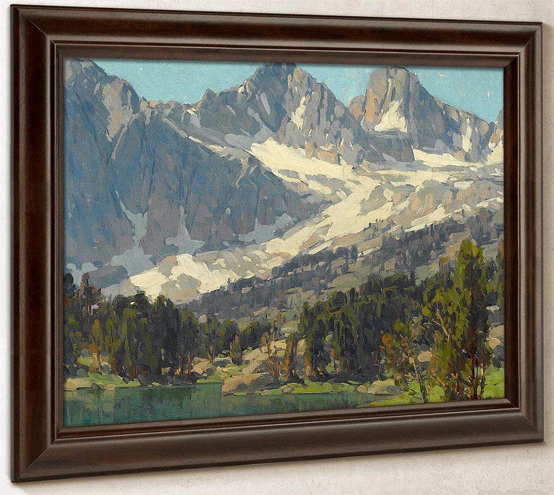 Mount Gayley And Mount Sill, Big Pine, High Sierras, California By Edgar Payne Fine Art Print